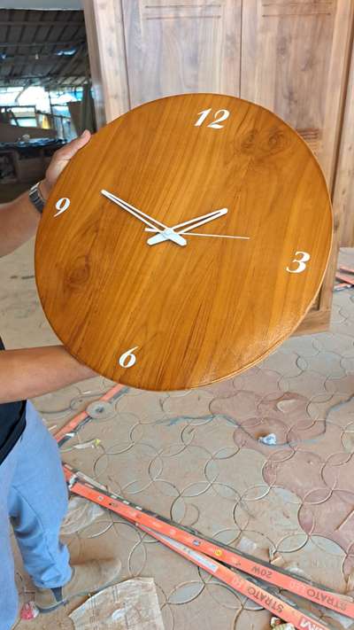 wood clock  #WoodenCeiling  #WallDecors #WallDesigns #wallclocks