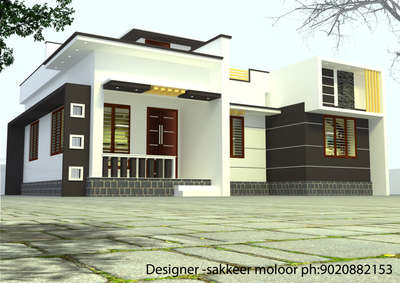 800 sqft single floor
designer-Sakkeer Sha