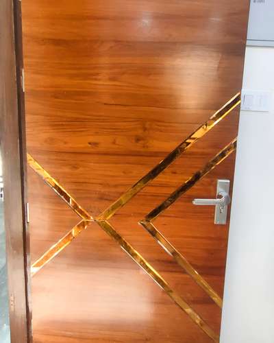 Doors
 #HouseDesigns  #TeakWoodDoors  #DoorDesigns  #glossy  #glass  #rosegold