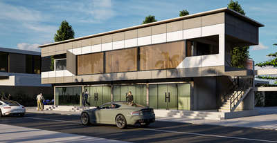 #comercial_building 
.
.
.
.
. #extrior_design  #exteriordesigns  #comercial  #3D  #acp_design