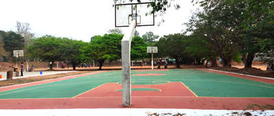#BASKET_BALL_COURT 
work finished @mannuthy agricultural university