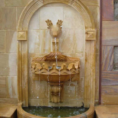 indoor ang outdoor waterfalls and fountains
