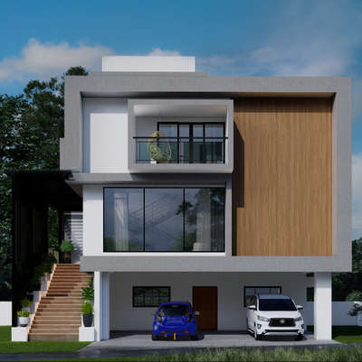 Residence for Aghil Raj
4500 sqft 5BHK G+3 
Contemporary style
Location: Kumbla, Kasaragod.  
#Residencedesign #residenceproject #exteriors #HouseDesigns #ContemporaryHouse #architecturedesigns #Architectural&Interior #luxuryhomedecore #luxuryhome #5BHKHouse #rendering #3d #HouseDesigns #Designs #HomeDecor  #ElevationDesign