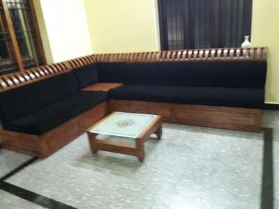 sofa with center table