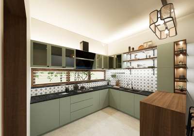 Kitchen Interior.
#ModularKitchen #InteriorDesigner #Architectural&Interior