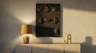 An expression of warm minimalism,
soft lights,muted earth tones and sculptural forms come together in quiet harmony.Materiality leads the narrative linen,leather,wood and brass layered with intension.
 
A space designed to feel calm,grounded and timeless

Location : Medahalli,Banglore 

#ArchitectureDesign
#InteriorDesign
#HomeDesign
#ModernArchitecture
#SustainableArchitecture
#ArchitectLife
#DesignInspiration
#ResidentialDesign
#CommercialDesign
#DreamHome