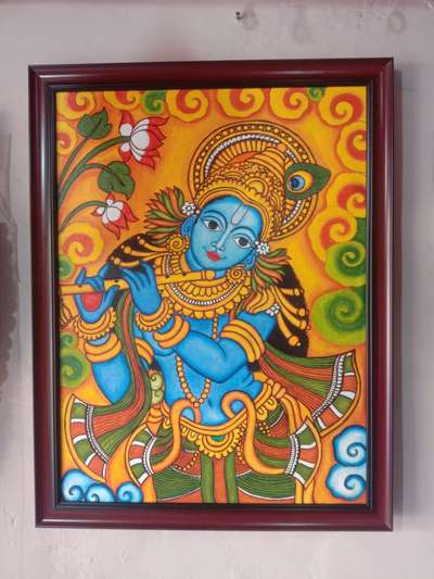 krishna Mural painting
 #lordkrishna  #traditiinal  #keralamuralpainting  #muralpaintingoncanvas  #HomeDecor  #wallhanging  #LivingRoomDecors  #interriordesign  #guruvayur  #Thrissur  #Palakkad  #kochi   #Kozhikode