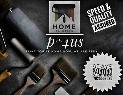 paint your home now. 6day painting. speed and quality