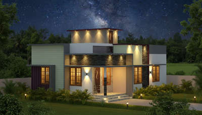 900 sq ft Ground floor with Tower Room (2 Bed room + attached toilet, sitout dining+living, kitchen)