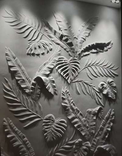 3D wall clay mural