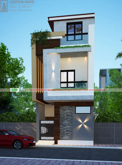 15 foot elevation design by floor plan makers 
 #ElevationHome 
 #ElevationDesign 
#elevation_ 
#facadedesign 
#CivilEngineer 
#architecturedesigns