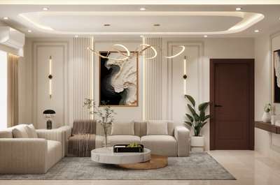 rate our new living area design 
 #LivingroomDesigns  #HouseDesigns  #moulding  #ghaziabadinterior  #DelhiGhaziabadNoida