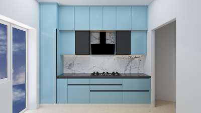 #ClosedKitchen  #LargeKitchen  #KitchenCabinet  #KitchenRenovation  #LShapeKitchen  #ModularKitchen