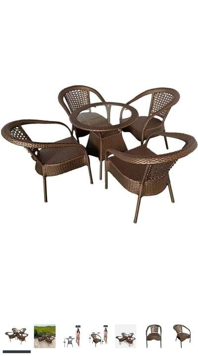 Wicker Furniture 4 Chair 1 Table With 5.mm Clear Glass Set
use for Garden, Balcony and Home Also
please call Us If Required
98.99.09.18.43