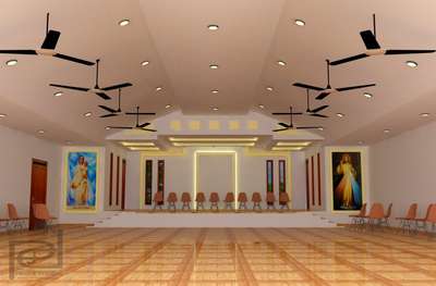 auditorium interior 3d designing