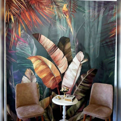 decorate your home 🏡 with tropical wallpaper