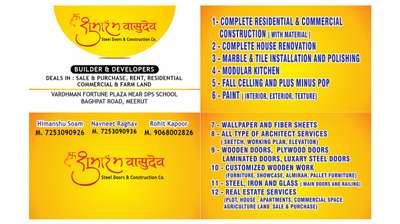 call for any type of interior or construction services.