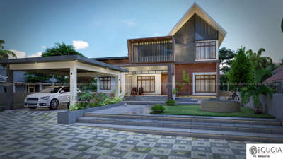 3d exterior render
area- 3000 sqft .
location - Thrissur
 #architecturedesigns #exteriordesigns #lumion10 #KeralaStyleHouse #HomeDecor #exteriordesigns #Thrissur #HouseDesigns #Architectural&Interior