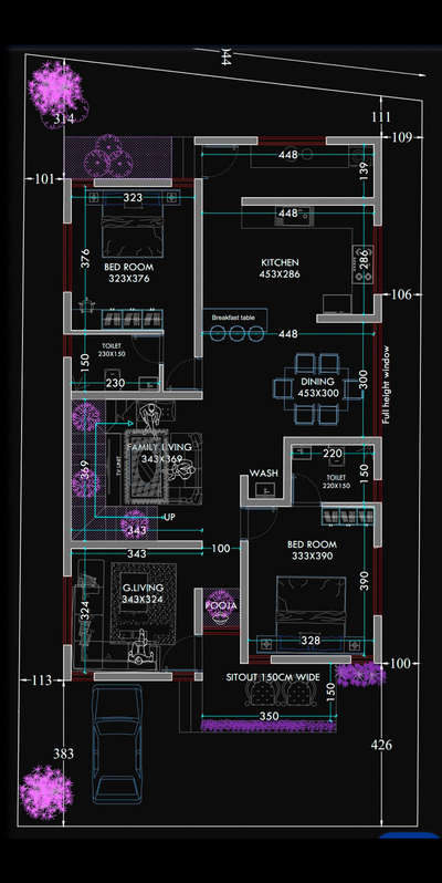 Double storey residential plan#1764 Sqft # 3bhk plan#bedrooms with attached bathroom