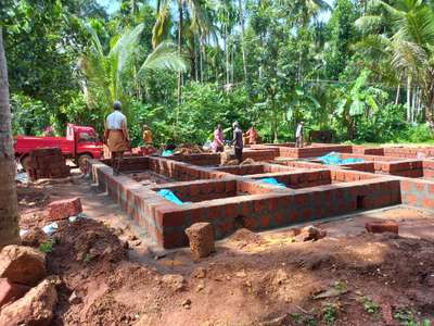 Basement level at kannur Project 1600 SFT.  #PROSPECTIVEBUILDERS  #HouseDesigns  #HouseConstruction  #Contractor  #CivilEngineer  #structure