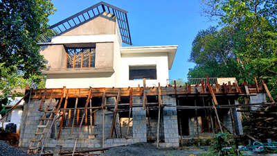 Ongoing residential project 
Location  - Nedumankavu 
Client  -  Mr. Gireesh and family 
Area - 1550 Sqft
Category - Tropical contemporary 
 #tropicalhouse  #tropicalminimalistic  #tropicallandscape  #tropicalhome  #SlopingRoofHouse  #sloperoof   #keralaarchitecture  #Courtyard  #landscape  #stonecladding