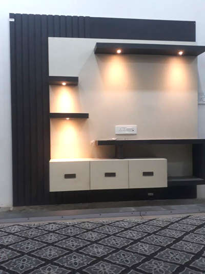 Modular tv unit  
for more contact us 
 #thedecorators  #HouseDesigns  #TVStand  #LivingRoomTV  #modularTvunits  #tvbackpaneling  #tvunitinterior  #modularTvunits