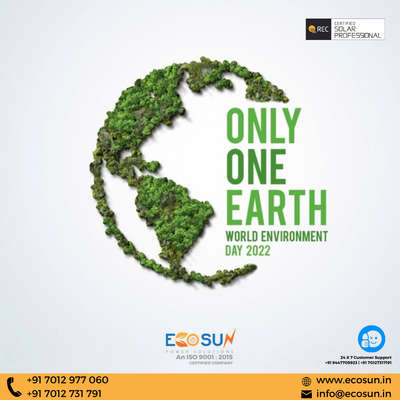 June 5 #WorldEnvironmentDay2022
 
_________________________________
#solarpower #solarsystem #solarenergy #solarservice #solarpanels #service #keralasolar #housedesign #ecohome #kseb #electricitybill #kerala #ecosun #solarenergy #solarinstallation #solar #solarpower #solarkerala #keralasolar #solar_panels #greenkerala #solarpv #kerala #solarpanelkerala #solarkochi #renewable #environment #sustainableenergy #solarindia #kochi #inverter