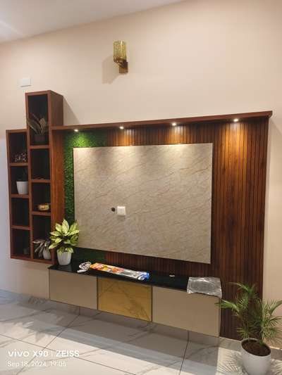 Aluminium pvc UV laminate sheet tv unit