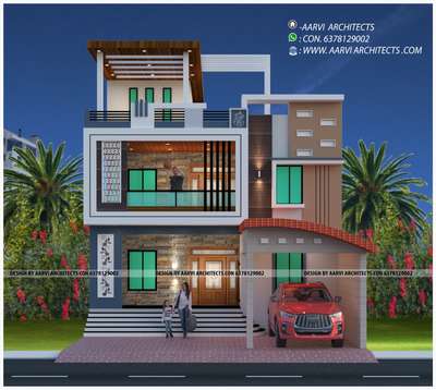 Proposed resident's for Mr Roshan G @ Nawalgarh
Design by - Aarvi Architects (6378129002)