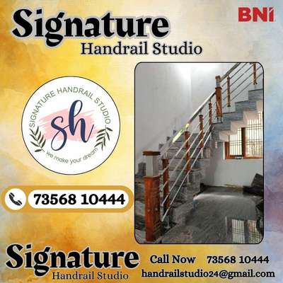 ✨ Add class to every step you take!
Presenting our premium Stainless Steel Handrail with Wooden Master Leg – where elegance meets durability. Perfect for modern homes and classic spaces alike.

📍 Signature Handrail Studio, Perukavu, Thiruvananthapuram


Crafted with precision. Installed with care.
#signaturefinish