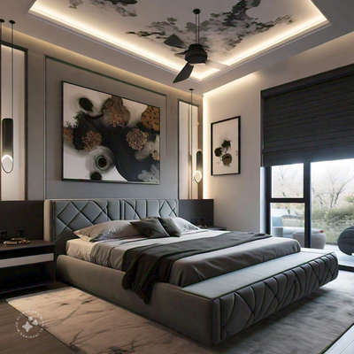 The bedroom is where you start and end your day, so make it a place that brings you joy and peace. #bedroom  #InteriorDesigner #Architect #InteriorDesigne #trendig