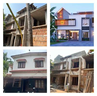 #HouseRenovation #HouseConstruction #ContemporaryHouse #steelstructure #architecturekerala