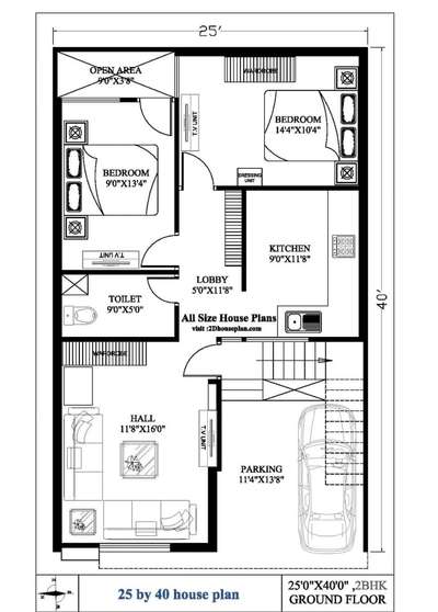 *2D Plot designing*
Floor Plan  2D