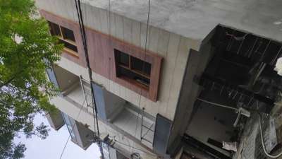 in rohini sector 21 front Elevation tiles and stone contractor. (completed new sight )