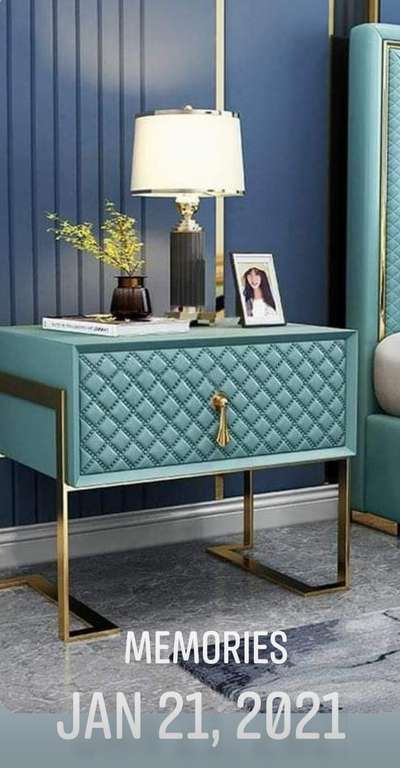 side table Ekta plating frame
