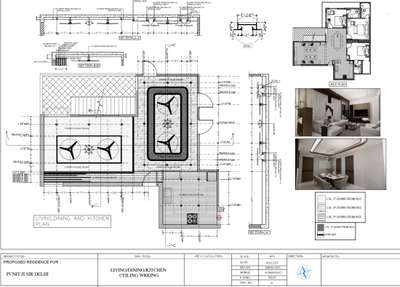 Detailing, such that there is no need for an architect on site and labor can easily exicute it on site 
 #InteriorDesigner  #intetrior  #KitchenInterior  #FalseCeiling  #LivingroomDesigns  #diningarea  #newproject