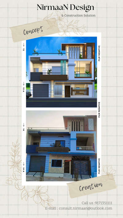 concept and creation 🌟

📩📞 9171-35-1111  • भवन निर्माण अनुमति • वैल्यूएशन • होम-लोन एस्टीमेट • वास्तु नक्शा • 3d एलिवेशन • इंटीरियर डिजाइन • स्ट्रक्चर डिजाइन • कंस्ट्रक्शन • सुपर विजन •
🏙#3DElevation 📐#Planning 🖼#interior 🔩#structuredesign
📰#BuildingPermision 🏢#CompletebuildingSolution
#nirmaan #nirmaandesign #enirmaan #e-nirmaan #nirmaanindore  
r#architecture #architecturephotography #architecture_greatshots #architecture_minimal #architecturetoday #architecture_addicted #3delevation #3dfrontelevation #elevation3d #3delevations #3delevationdesigning #3delevationdesign #3delevations🏙️ #designandbuild