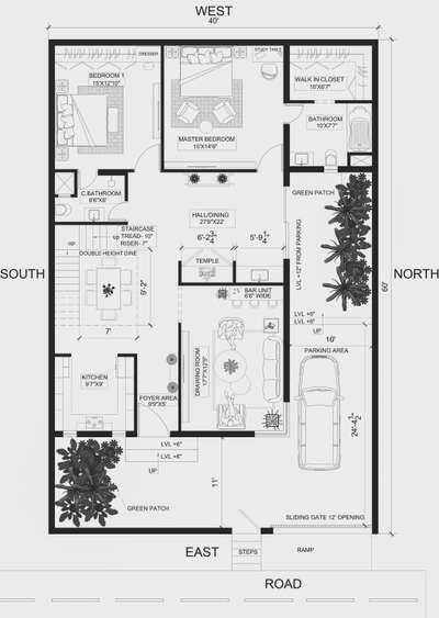 #40x60floorplan #FloorPlans #houseplan #2dplan #2Dlayouts #2BHKPlans #3BHKPlans #4BHKPlans