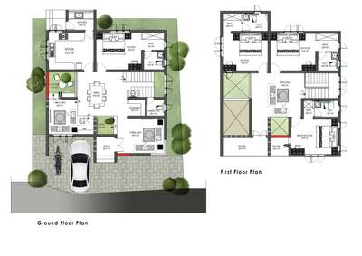 2300 Sq.Ft Residence Plan