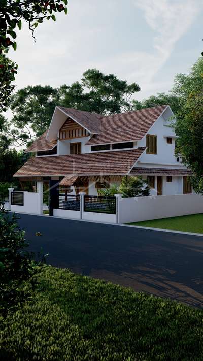 #keralahomes #keralahouses #keraladesigns #TraditionalHouse #ElevationHome #ElevationDesign #3delevations #elevationideas #3Dhome #HouseDesigns #frontelevatio #sketchupmodeling #rendering #TraditionalHouse #traditionalhomes