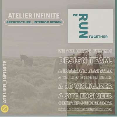 We are hiring
dynamic design team.
interior designer - ( female )
architect intern -   ( male or female)
interior designer intern - ( female )