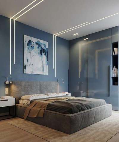 #inspireinteriorkitchrn
 #BedroomDecor 
 #WALL_PANELLING 
 #MasterBedroom