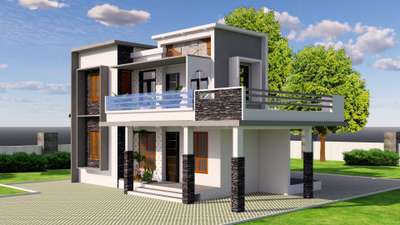 2400 square feet box design  #appartment