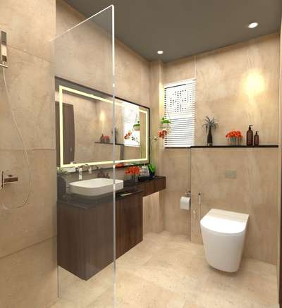 washroom design #nitco tiles matt finish