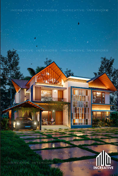 Exterior Design Night view
Build Your Dream With Us….

 #Architectural&Interior  #online3dservice  #koloapparchitecture  #koloapp