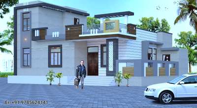 contact for house design 🏠 9785624141 #FloorPlans #houseplan #modernhome #modernarchitect #HouseDesigns #SingleFloorHouse #beautifulhouse #jaipur #sikar #rajasthan