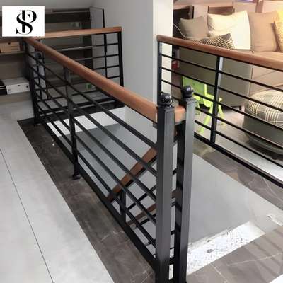 Call 8770076499 Aluminium Coating and MS Handrail (Railing) 
#handrail #stairs #architecture #design #railing #balustrade #interiordesign #staircase #railings #glass #stainlesssteel #glassrailing #glassbalustrade #custom #house #construction #wood #handrails #balustrades #stainless #framelessglassbalustrade #interior #welding #doors #kanopi #decor #painting #bengkellas #home #fabrication