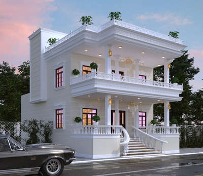 Traditional Exterior  #ElevationDesign #render3d3d #HouseDesigns #3ddesignstudio