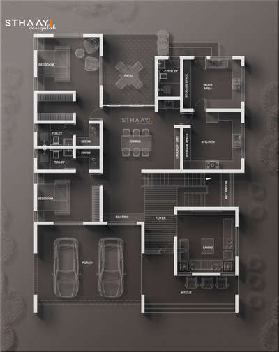 "Find your happy place!

Discover our stunning 2BHK floor plan, carefully crafted for the ultimate comfort and style. Perfect for couples, small families, or first-time buyers, this beautiful home design offers: @sthaayi_design_lab

- 2 spacious bedrooms with ample natural light
- Modern living room with sleek finishes
- Stylish kitchen with smart storage
- Private balcony with breathtaking views
- Smartly designed to maximize space and comfort

Make your dream home a reality! #2BHKFloorPlan #DreamHome #HomeDesign #Architecture #FloorPlanInspiration #HomeSweetHome #2BHKLayout #FloorPlanDesign #SmallButPerfect #HomeDecorInspiration #ArchitectureLover #HomeBuilding #HomeImprovement 2411