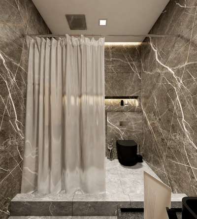 #keralainteriordesignz  #BathroomDesigns  #wetarea  #dryarea  #wc  #showerpartition  #curtains